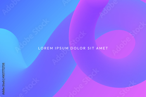 Fluid Gradient Spiral Abstract Background