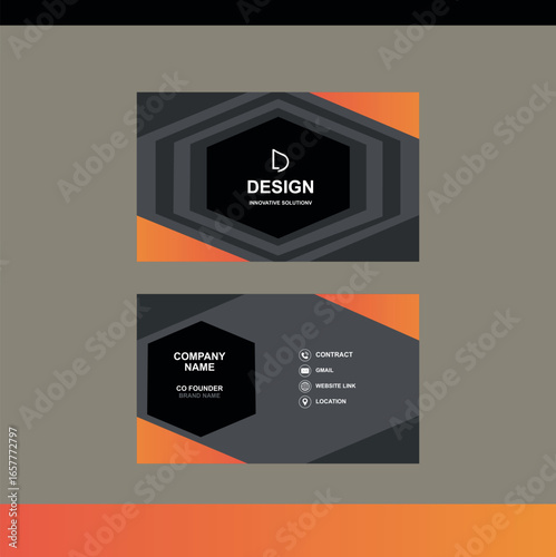 Modern Custom Business Card Design – Professional & Stylish Layout