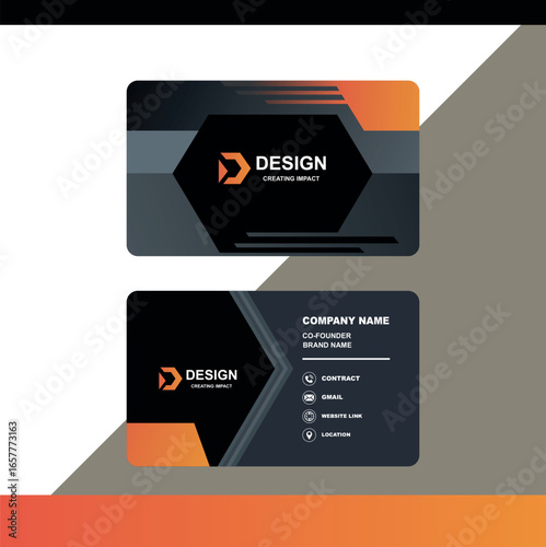 Modern Custom Business Card Design – Professional & Stylish Layout
