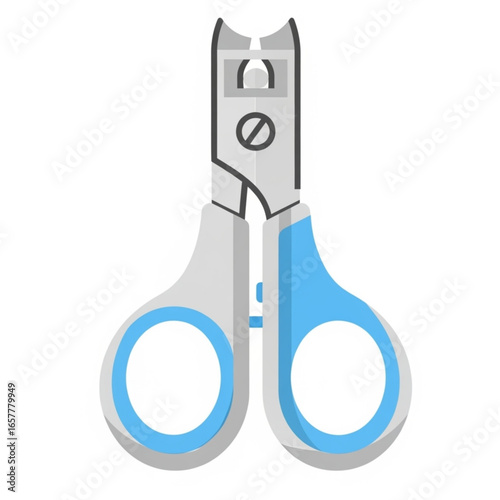 Nail clippers trimming pet's claws in grooming salon, ensuring safety and hygiene for animal care, promoting healthy pet lifestyle.