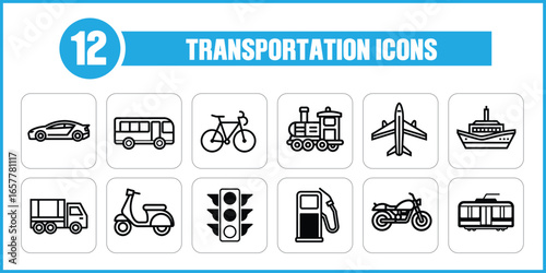 Transportation Icons
