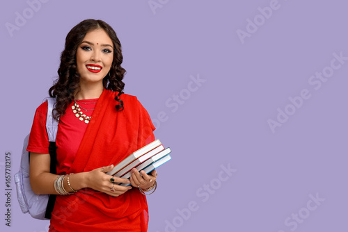 Beautiful Indian woman in s...