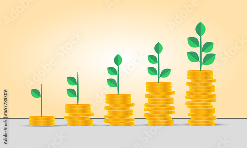 Growing Wealth Illustration