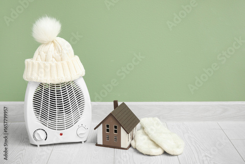 Decorative house with glove...