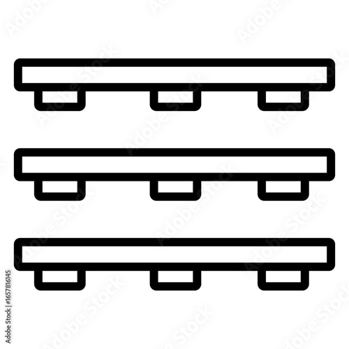 Warehouse icon vector. storage illustration sign. store symbol. storehouse logo. depot web icon.