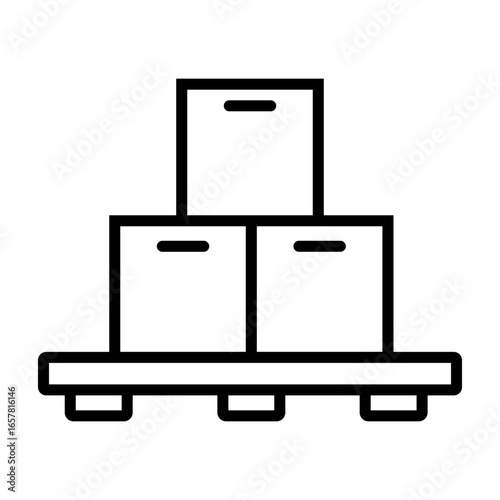 Warehouse icon vector. storage illustration sign. store symbol. storehouse logo. depot web icon.