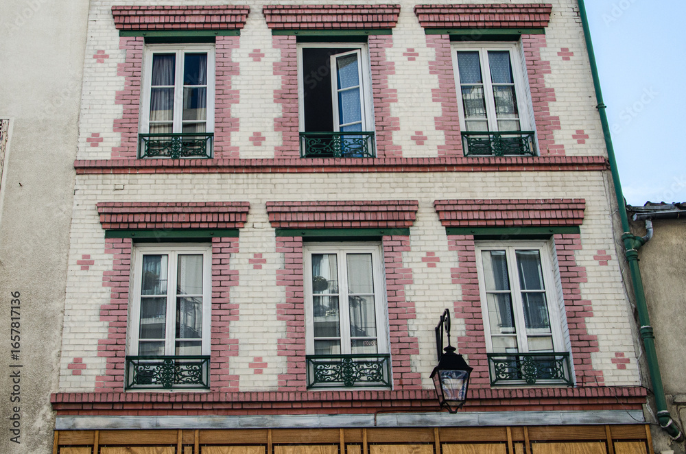 Obraz premium immeubles typiques de Paris