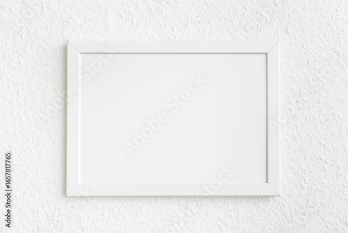 Blank white horizontal pict...