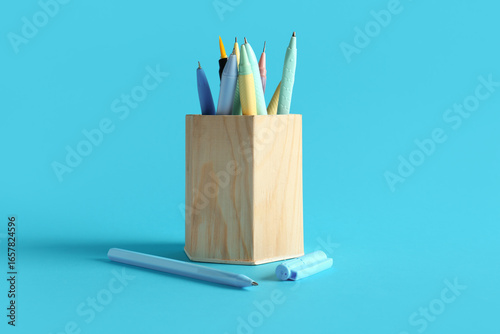 Colorful assortment of pens...