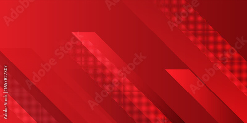 Modern abstract red background with diagonal stripes and gradient texture. Perfect for business design, technology themes, digital banners, presentations, and creative posters.