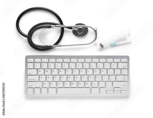 Computer keyboard with doct...