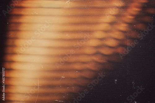 Slika na platnu light leak overlay effect with scratch dust and blur light leaks,retro noisy fil