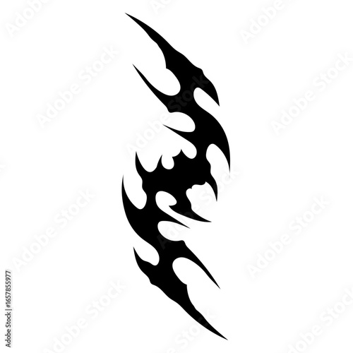 Wings Neotribal Tattoo Design