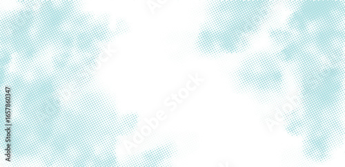 Vector Isolated Grunge Halftone Texture Pattern. Abstract design Background. Retro Duotone Overlay Backdrop Element. Halftone Cloud. Duotone dotted Smoke