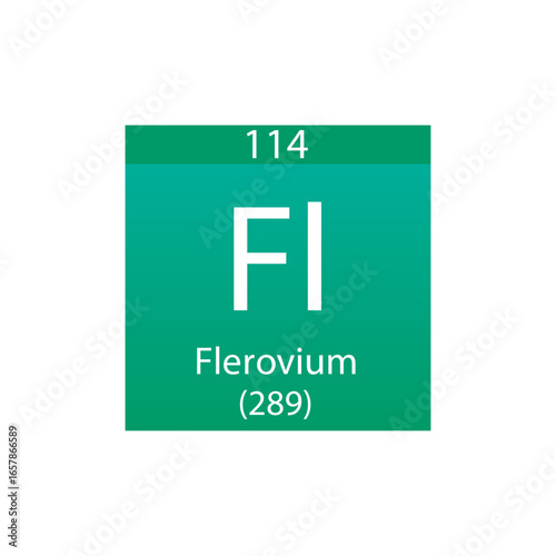 Rg Roentgenium  Chemical Element Periodic Table. Simple flat square vector illustration, simple clean style Icon with molar mass and atomic number for Lab, science or chemistry class.