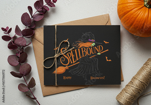 Halloween Card Mockup