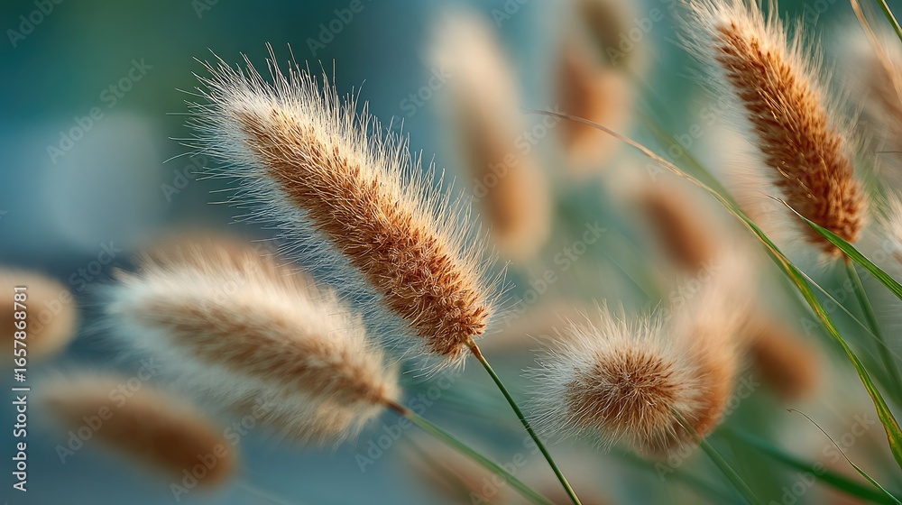 Fototapeta premium Fluffy grasses in soft light
