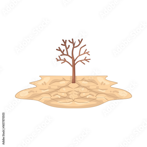 Illustration of drought