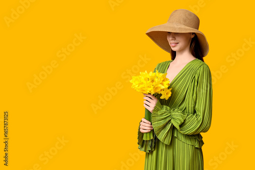 Beautiful young happy woman...