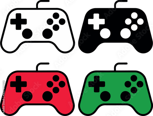 Game controller vector illustration for design assets vector file