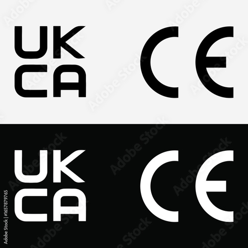 UKCA CE VECTOR ICON