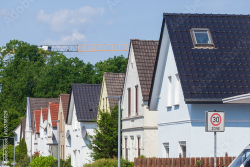Wohnhäuser, Einfamilienhäuser, Aumund, Vegesack, Bremen, Deutschland