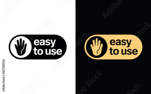 Easy to use icon vector usability symbol interface guide vector file