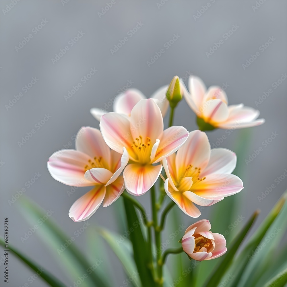 Naklejka premium white and yellow flower