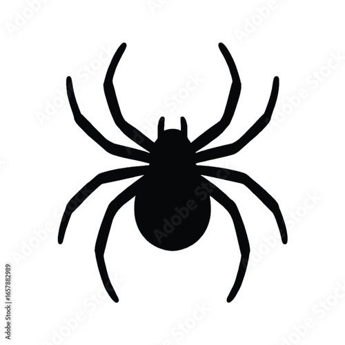 Silhouette of a spider.