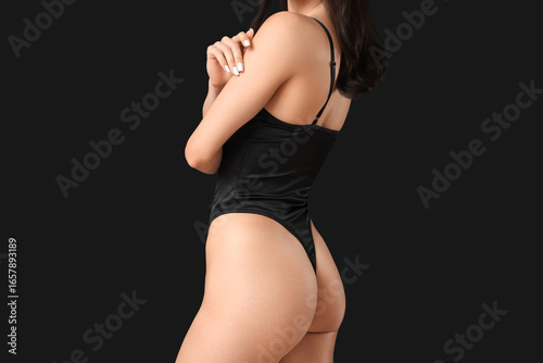 Pretty young woman in under...