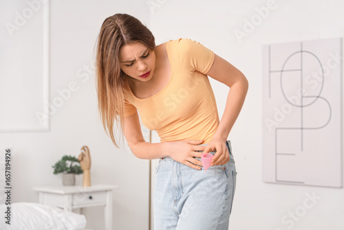 Young woman suffering from ...