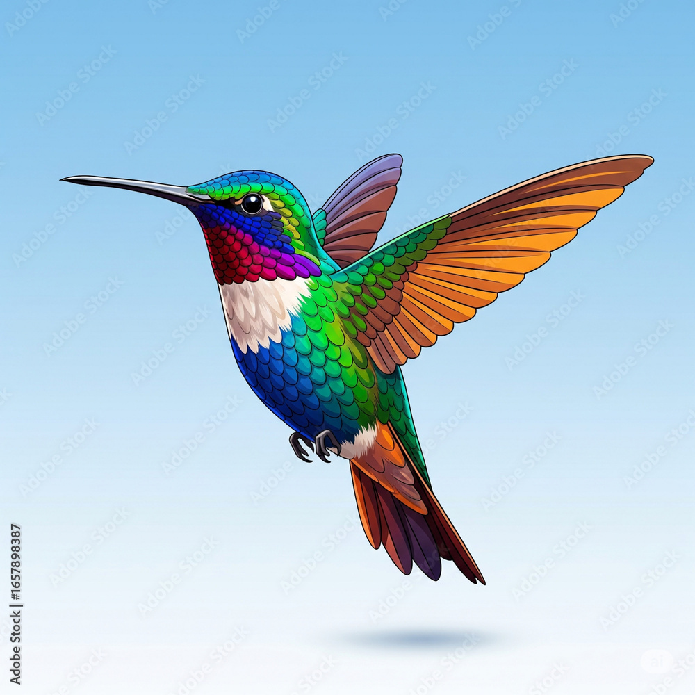 Obraz premium hummingbird in flight