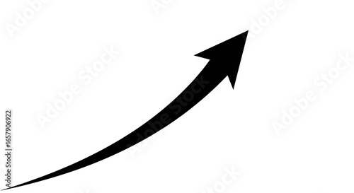 Black upward arrow graphic