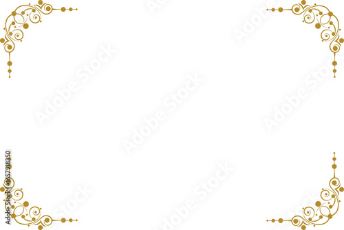 Creative simple vertical border and Frame, Transparent border	