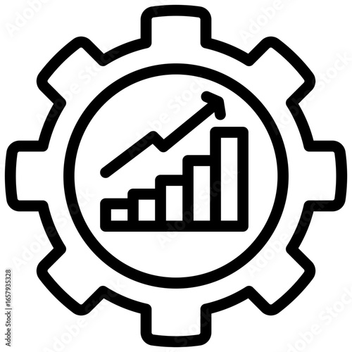 Efficiency Outline Icon