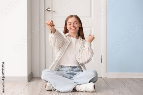 Beautiful young woman with ...