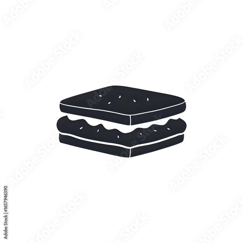 Mysterious Dark Chocolate Sandwich: A Culinary Enigma