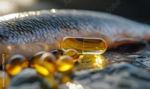 fish on the beach, Generative AI