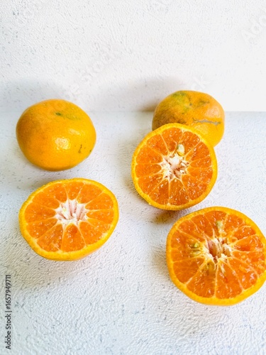 Close-Up of Fresh Oranges 