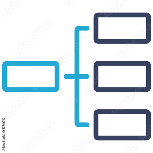 Structure Outline Color Icon