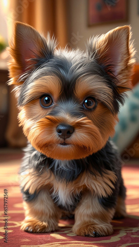  adorable Yorkshire Terrier puppy