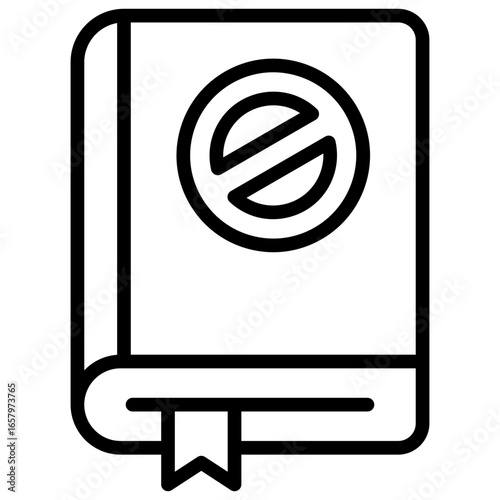 Banned Book Icon