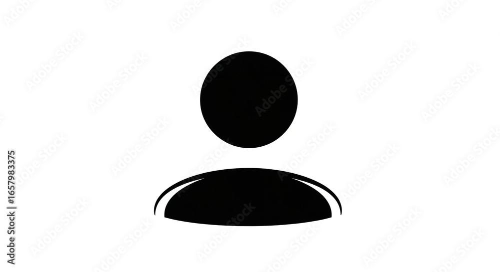 User icon person profile avatar symbol sign human member silhouette account isolated on white background User icon person profile avatar symbol sign human member silhouette account isolated on white background