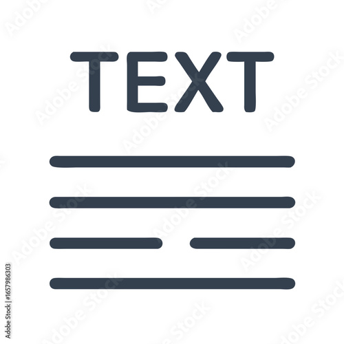 Text Document Icon