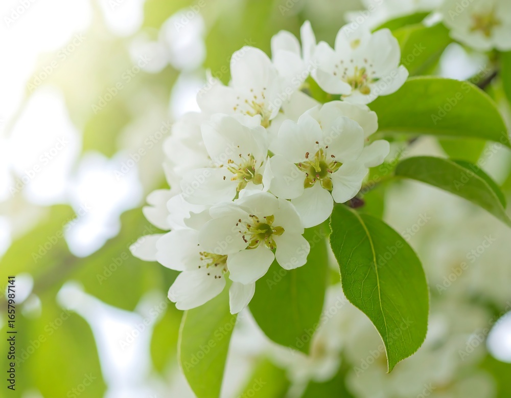 Obraz premium Spring blossoms in sunlight