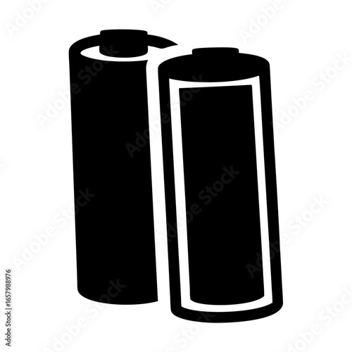 Two Batteries Side By Side, One is Empty and the Other Full