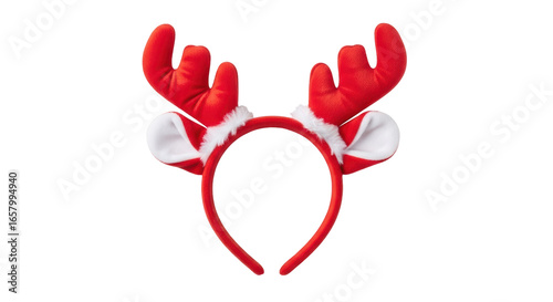 Obraz na płótnie Isolated Christmas Reindeer Antlers Headband