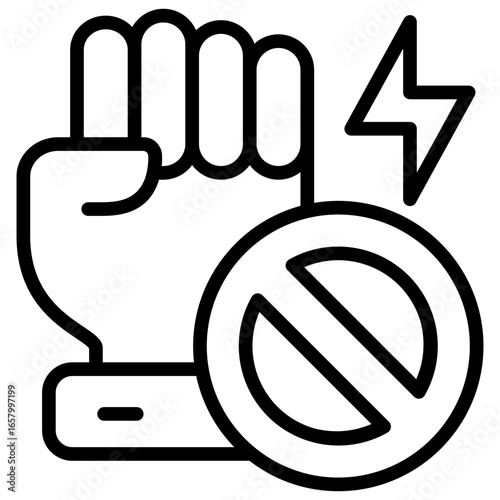 No Violence Icon