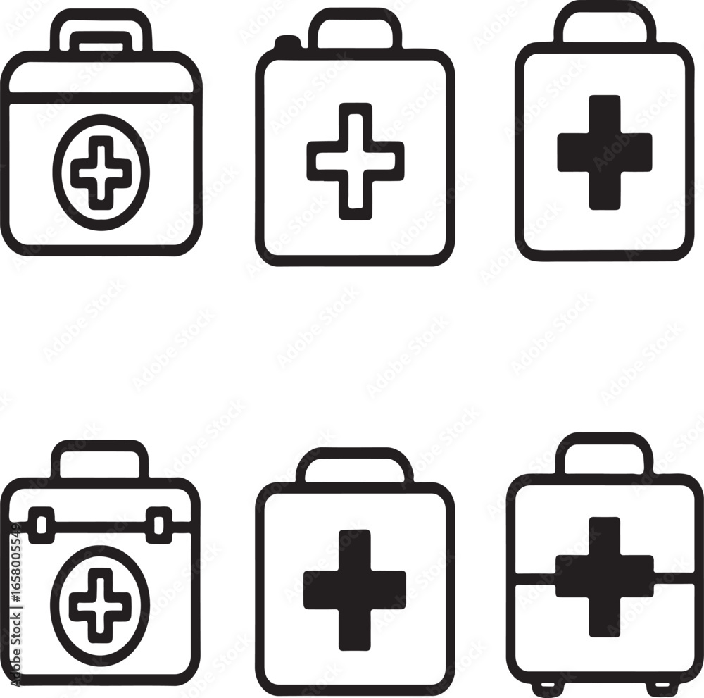 Obraz premium first aid kit box