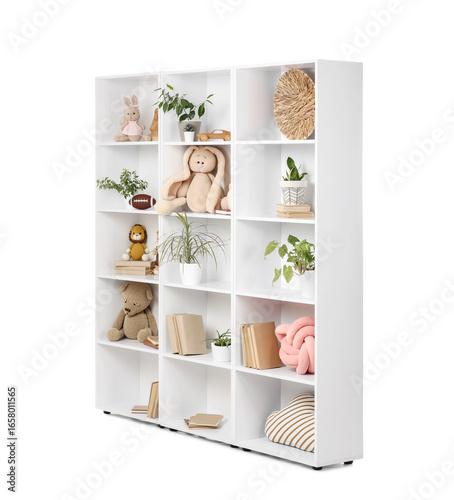 Shelf unit with books, toys...